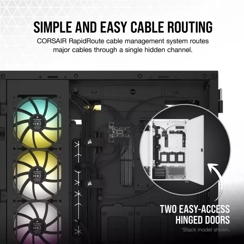 PC-kotelo Corsair 7000D AIRFLOW Full Tower valkoinen