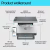 Monitoimilasertulostin HP LaserJet MFP M234dw — mono, A4, 29 ppm, duplex, Wi‑Fi, Ethernet