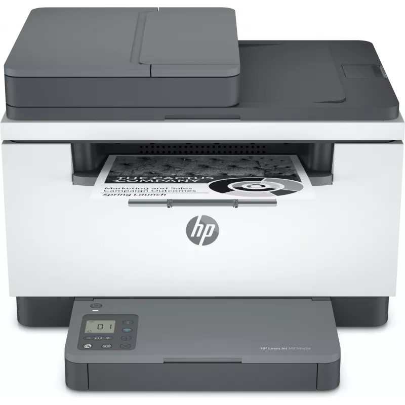 Monitoimilasertulostin HP LaserJet MFP M234sdw — mono A4, 29 ppm, duplex, Wi‑Fi, Ethernet