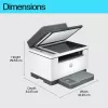 Monitoimilasertulostin HP LaserJet MFP M234sdw — mono A4, 29 ppm, duplex, Wi‑Fi, Ethernet