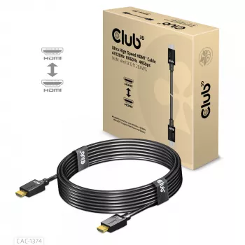 CLUB3D Ultra High Speed HDMI™ 4K120Hz, 8K60Hz kaapeli 48Gbps M/M 4 m/13,12ft 26AWG