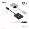 MST-keskitin DisplayPort 1.4 – DisplayPort + HDMI 4K60Hz CLUB3D CSV-7220