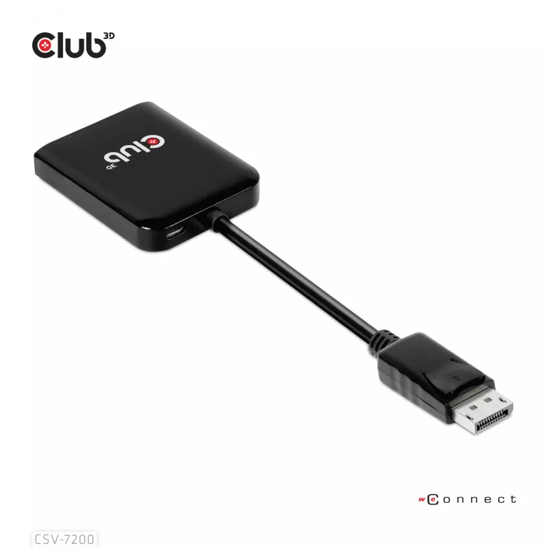 MST-keskitin DisplayPort 1.4 – DisplayPort + HDMI 4K60Hz CLUB3D CSV-7220