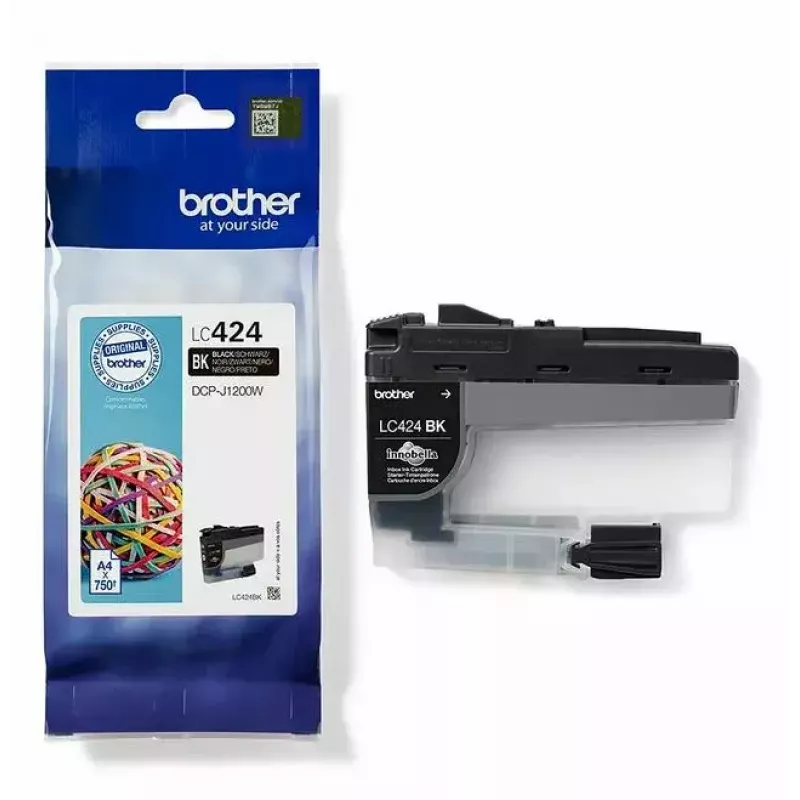 Brother LC424BK mustekasetti 1 kpl alkuperäinen musta