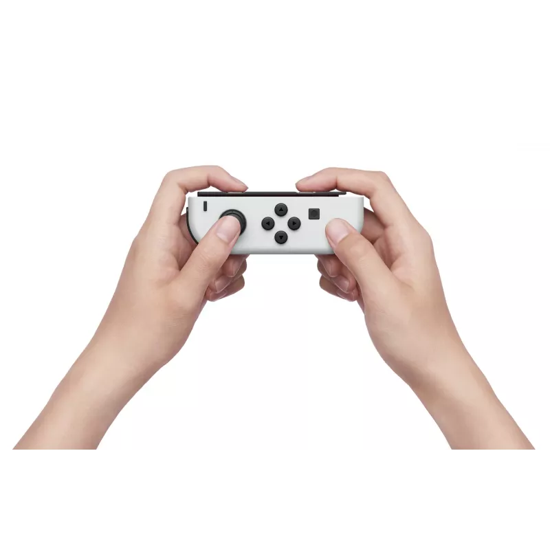 Nintendo Switch OLED, Nintendo Switch, NVIDIA Custom Tegra, valkoinen, analoginen / digitaalinen, Home-painike, virta-/lepopainike, painikkeet