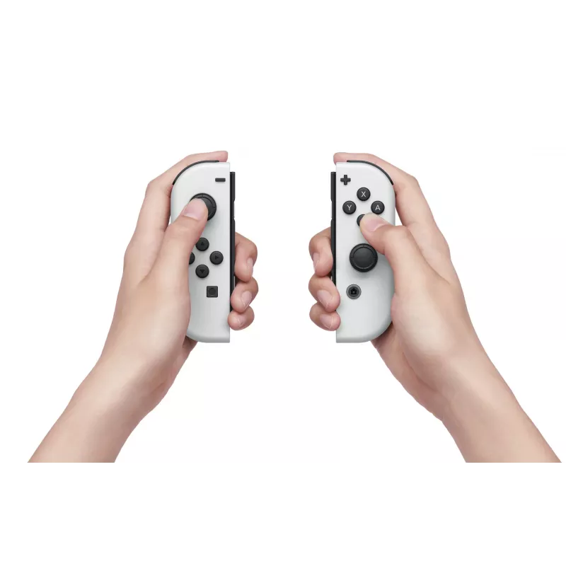 Nintendo Switch OLED, Nintendo Switch, NVIDIA Custom Tegra, valkoinen, analoginen / digitaalinen, Home-painike, virta-/lepopainike, painikkeet