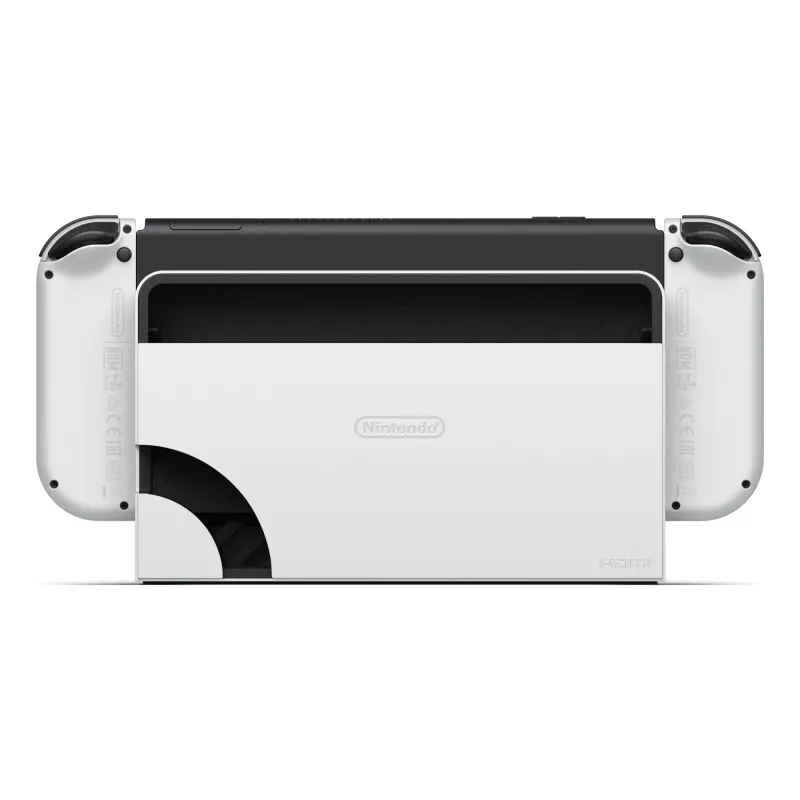 Nintendo Switch OLED, Nintendo Switch, NVIDIA Custom Tegra, valkoinen, analoginen / digitaalinen, Home-painike, virta-/lepopainike, painikkeet