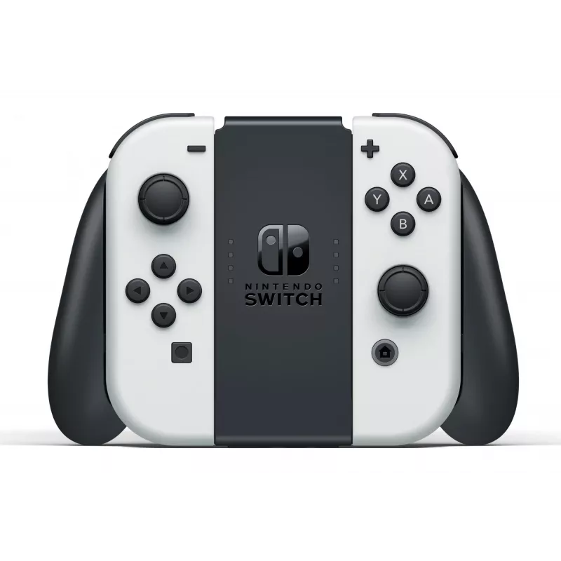 Nintendo Switch OLED, Nintendo Switch, NVIDIA Custom Tegra, valkoinen, analoginen / digitaalinen, Home-painike, virta-/lepopainike, painikkeet