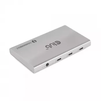 CLUB3D sertifioitu Thunderbolt™4 kannettava 5-in-1-keskitin Smart Power -toiminnolla