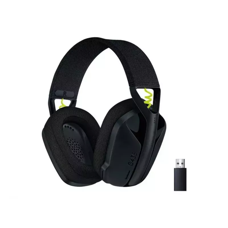 LOGITECH G435 Lightspeed langaton pelikuulokkeet - musta