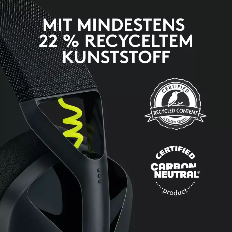 LOGITECH G435 Lightspeed langaton pelikuulokkeet - musta