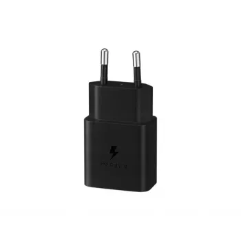 Mobiililaitteiden laturi Samsung EP-T1510NBEGEU, USB-C 15 W, 5–9 V lähtö, 2 A, musta