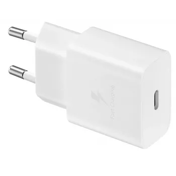 AC-sisäpikalaturi Samsung EP-T1510XWEGEU, USB-C 1 portti, 5–9 V, 1 m kaapeli, valkoinen
