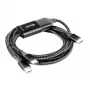 CLUB3D USB Type-C Y-latauskaapeli 2x USB Type-C, max. 100W, 1,83 m/6ft M/M