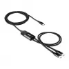 CLUB3D USB Type-C Y-latauskaapeli 2x USB Type-C, max. 100W, 1,83 m/6ft M/M