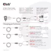 CLUB3D USB Type-C Y-latauskaapeli 2x USB Type-C, max. 100W, 1,83 m/6ft M/M