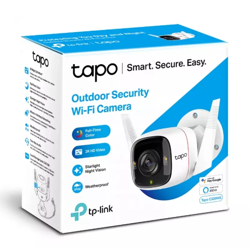 TP-Link Tapo C320WS IP-valvontakamera ulko-Wi-Fi-kamera