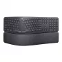 LOGITECH Ergo K860 - langaton jaettu näppäimistö Business Graphite Qwerty Pan Nordic
