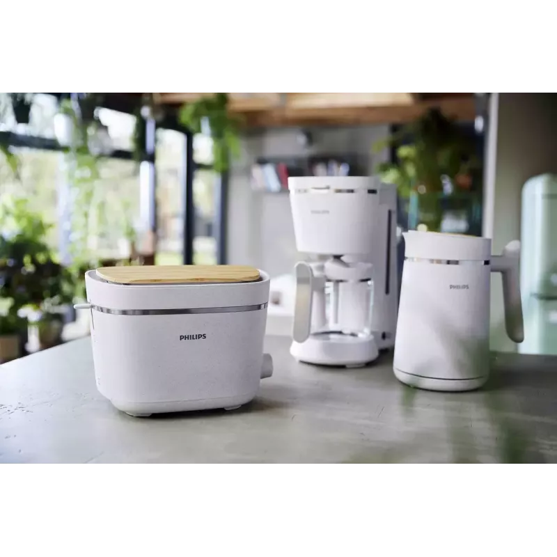 Philips HD2640/10 Eco Conscious Edition leivänpaahdin, 2 viipaletta, 830 W, valkoinen