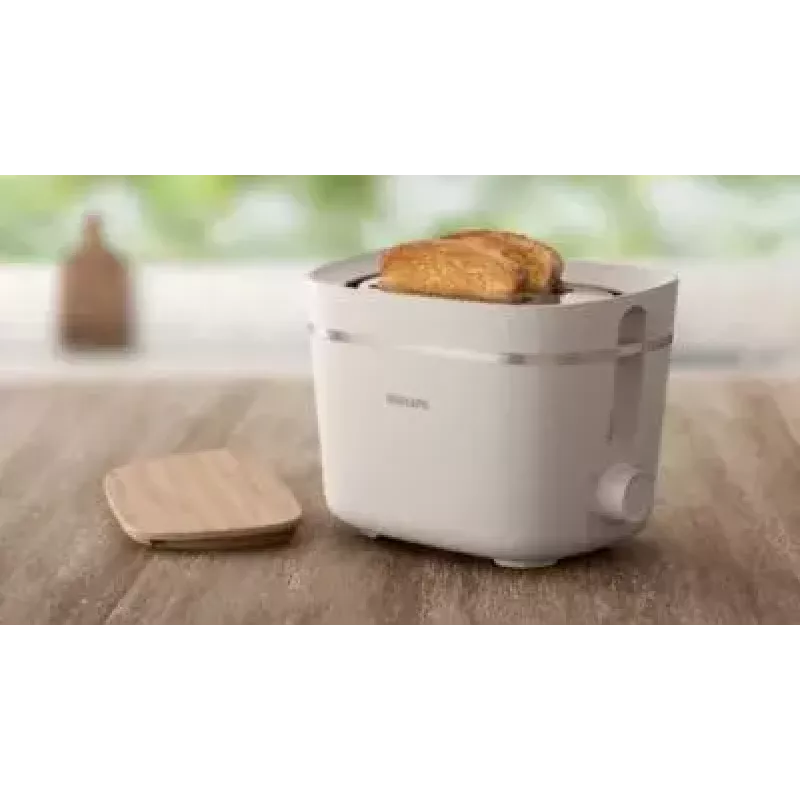 Philips HD2640/10 Eco Conscious Edition leivänpaahdin, 2 viipaletta, 830 W, valkoinen