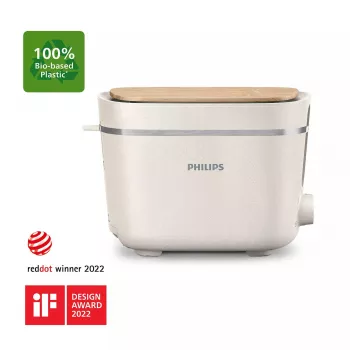Philips HD2640/10 Eco Conscious Edition leivänpaahdin, 2 viipaletta, 830 W, valkoinen