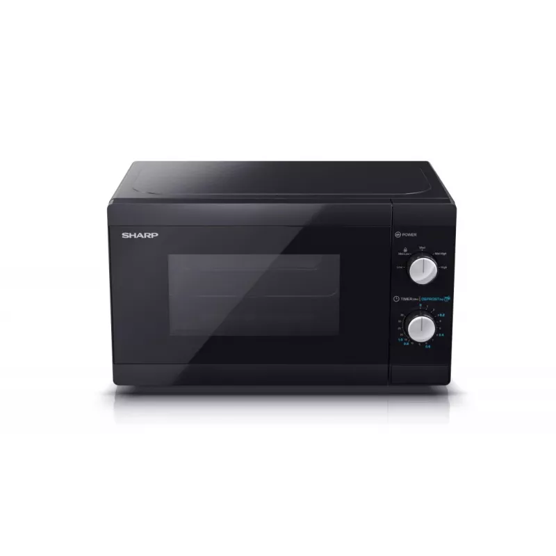 Sharp YC-MS01E-B mikroaaltouuni musta yhdistelmämikroaaltouuni pöytämalli 20 l 800 W