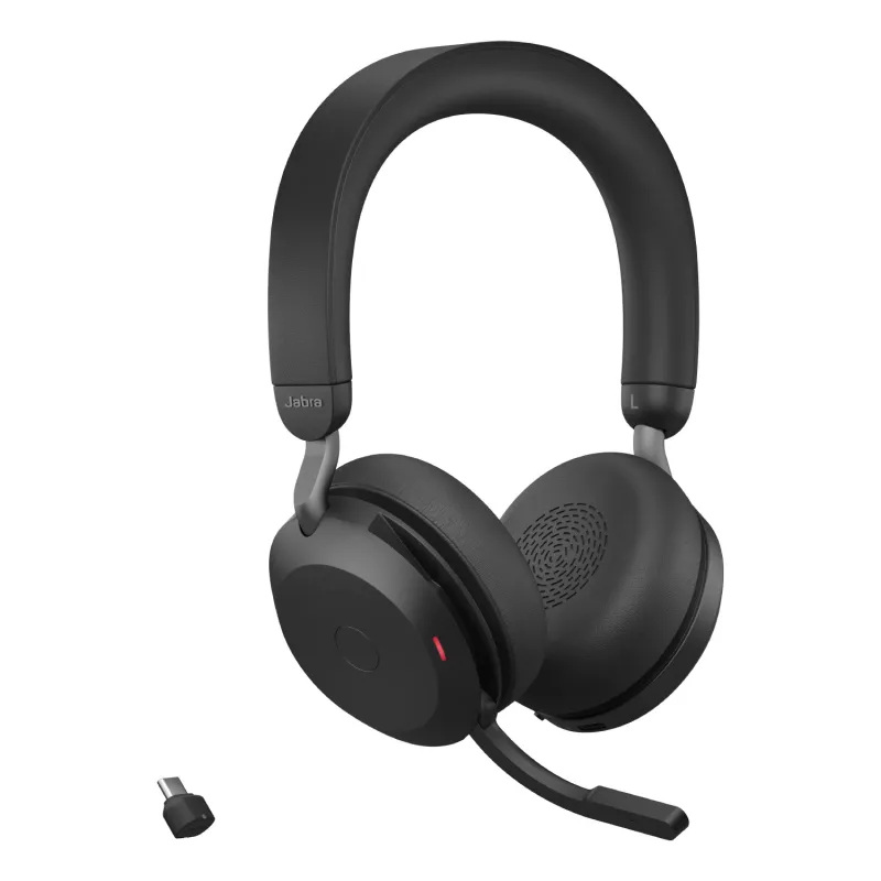 Jabra Evolve2 75 - USB-C UC pöytätelineellä - musta