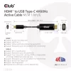 CLUB3D HDMI - USB Type-C 4K60Hz aktiivinen kaapeli M/M 1,8 m/6 ft