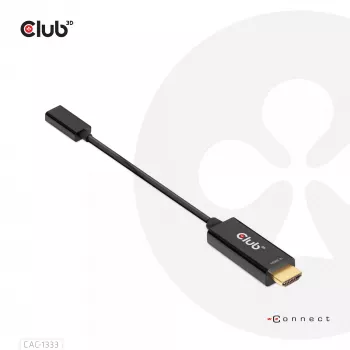CLUB3D HDMI - USB Type-C aktiivinen sovitin 4K60Hz M/F
