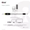 CLUB3D HDMI - USB Type-C aktiivinen sovitin 4K60Hz M/F