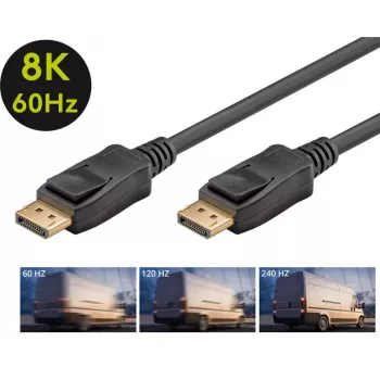 Goobay DisplayPort-kaapeli 58534 2 m musta