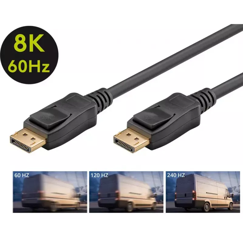 Goobay DisplayPort-kaapeli 58534 2 m musta