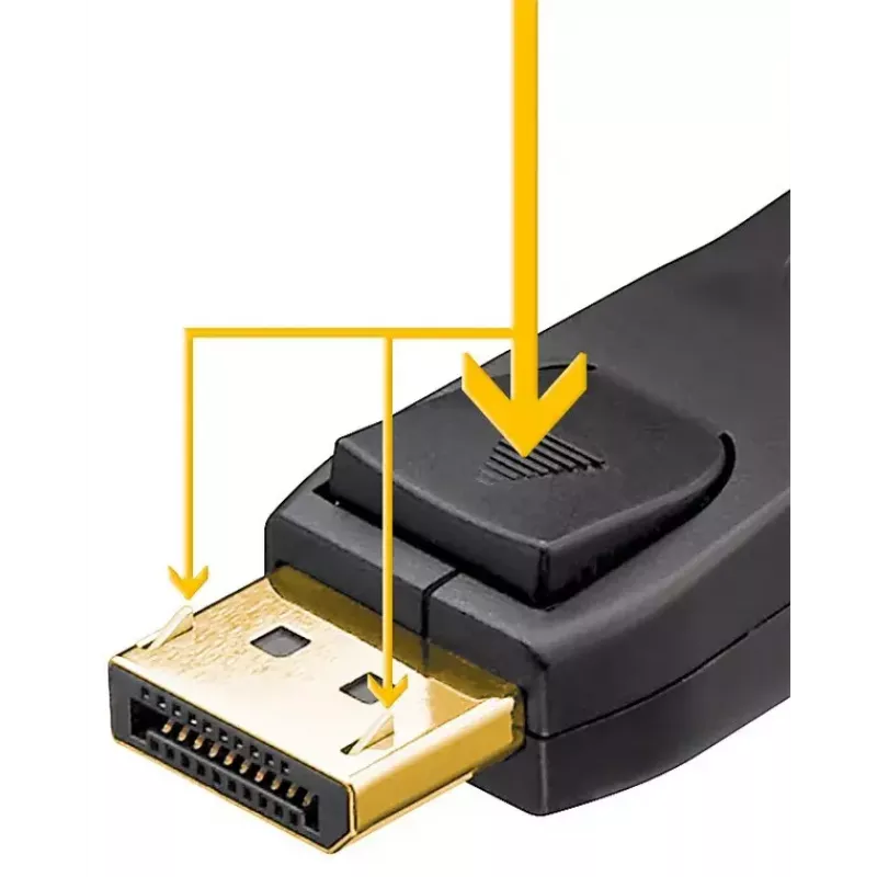 Goobay DisplayPort-kaapeli 58534 2 m musta