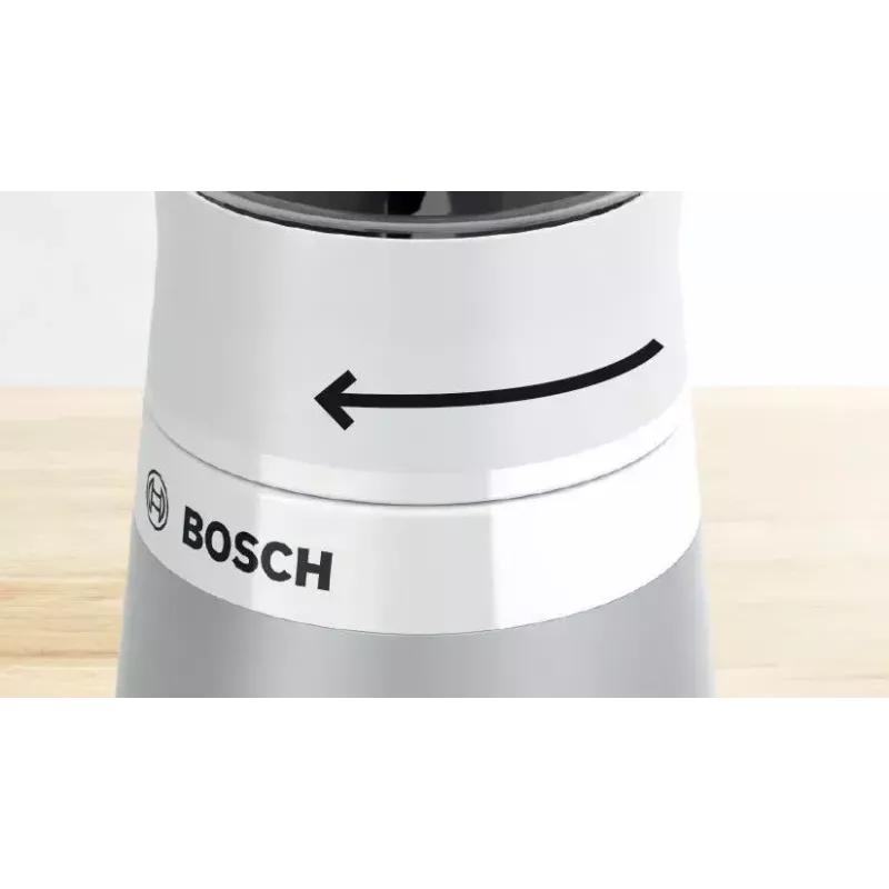 Pöytäsekoitin Bosch VitaPower MMB2111T — 450 W, 0,6 L Tritan-kannu, kiertosäädin, hopea