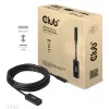 Club 3D CAC-1536 USB 3.2 Gen2 Type-C – Type-A jatkokaapeli, 10 Gbps, uros–naaras, 5 m, musta