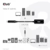 Club 3D CAC-1536 USB 3.2 Gen2 Type-C – Type-A jatkokaapeli, 10 Gbps, uros–naaras, 5 m, musta