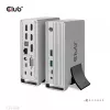 Telakointiasema CLUB3D CSV-1568 metallikotelo USB Gen2 Type-C USB Gen2 Type-A HDMI DP VGA RJ45 120W