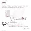 Telakointiasema CLUB3D CSV-1568 metallikotelo USB Gen2 Type-C USB Gen2 Type-A HDMI DP VGA RJ45 120W