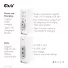 Telakointiasema CLUB3D CSV-1568 metallikotelo USB Gen2 Type-C USB Gen2 Type-A HDMI DP VGA RJ45 120W