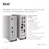 Telakointiasema CLUB3D CSV-1568 metallikotelo USB Gen2 Type-C USB Gen2 Type-A HDMI DP VGA RJ45 120W
