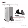 Telakointiasema CLUB3D CSV-1568 metallikotelo USB Gen2 Type-C USB Gen2 Type-A HDMI DP VGA RJ45 120W