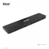 CLUB3D USB Gen1 Type-C Triple Display DP Alt Mode Displaylink Dynamic PD Charging Dock 120 watin virtalähteellä