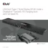CLUB3D USB Gen1 Type-C Triple Display DP Alt Mode Displaylink Dynamic PD Charging Dock 120 watin virtalähteellä