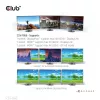 CLUB3D USB Gen1 Type-C Triple Display DP Alt Mode Displaylink Dynamic PD Charging Dock 120 watin virtalähteellä