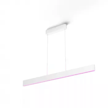 Riippuvalaisin Philips Hue Ensis – valkoinen ja värivalo, Bluetooth, 220–240V, Ø40mm, syvyys 1299mm, min. korkeus 164cm