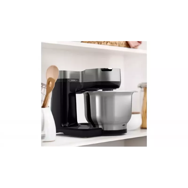 Bosch Serie 2 MUMS2VM00 yleiskone 900 W 3,8 l musta, hopea