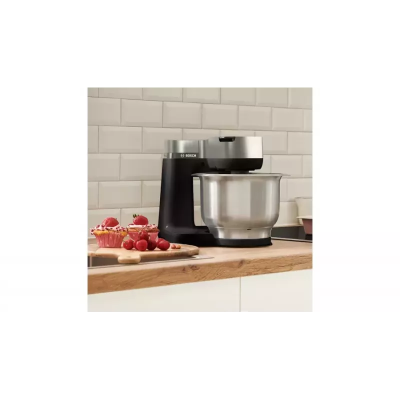Bosch Serie 2 MUMS2VM00 yleiskone 900 W 3,8 l musta, hopea
