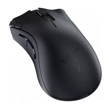 Pelihiiri Razer DeathAdder V2 X HyperSpeed — oikeakätinen, langaton 2,4 GHz/Bluetooth, 14 000 DPI, 7 painiketta, AA-paristo, 103 g, musta