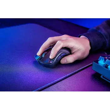 Pelihiiri Razer DeathAdder V2 X HyperSpeed — oikeakätinen, langaton 2,4 GHz/Bluetooth, 14 000 DPI, 7 painiketta, AA-paristo, 103 g, musta