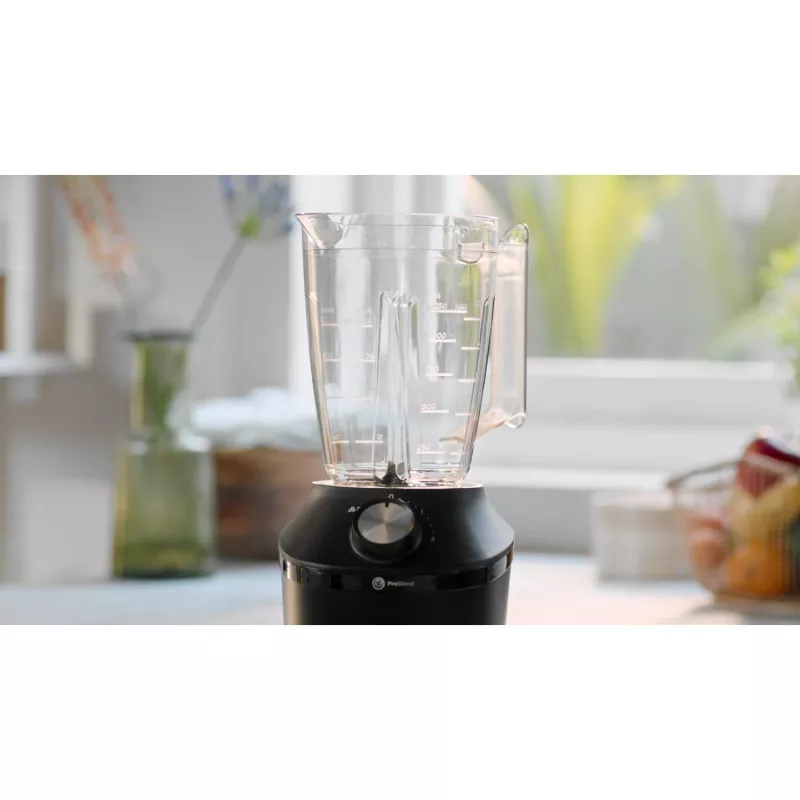 Philips 3000 series HR2191/01 tehosekoitin 2 L pöytätehosekoitin 600 W musta, läpinäkyvä